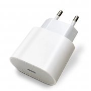 Сетевое зарядное устройство для Apple USB-Type-C (белое) (AAA)