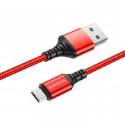 Кабель Borofone BX54 (USB - micro-USB) красный