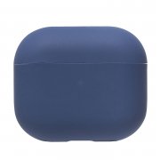Чехол силиконовый тонкий для кейса Apple AirPods 3 (синий) — 1