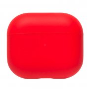 Чехол силиконовый тонкий для кейса Apple AirPods 3 (красный) — 1