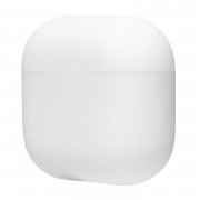 Чехол силиконовый тонкий для кейса Apple AirPods 3 (белый) — 3