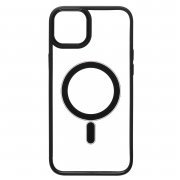 Чехол-накладка SM004 SafeMag для Apple iPhone 14 Plus (черная) — 1