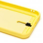 Чехол-накладка SC304 с картхолдером для Apple iPhone 14 (желтая) — 2