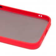 Чехол-накладка PC041 для Apple iPhone 14 Pro Max (черно-красная) — 3