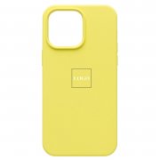 Чехол-накладка ORG Soft Touch для Apple iPhone 14 Pro Max (лимонная) — 1