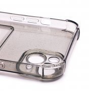 Чехол-накладка SC300 с картхолдером для Apple iPhone 14 Plus (черная) — 3