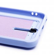 Чехол-накладка - SC304 с картхолдером для Huawei Honor X8a (светло-лиловая) — 2