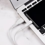 Кабель Borofone BX23 Wide для Apple (USB - Lightning) белый — 3