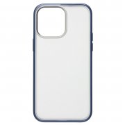 Чехол-накладка - PC035 для Apple iPhone 14 Pro Max (синяя) — 1