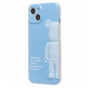 Чехол-накладка - SC332 для Apple iPhone 13 (светло-синяя) — 3