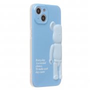 Чехол-накладка - SC332 для Apple iPhone 13 (светло-синяя) — 2