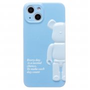 Чехол-накладка - SC332 для Apple iPhone 13 (светло-синяя) — 1