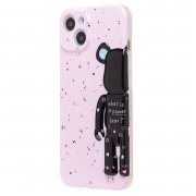 Чехол-накладка - SC332 для Apple iPhone 14 (светло-розовая) — 3
