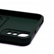 Чехол-накладка - SC304 с картхолдером для Xiaomi Redmi Note 11S 4G (208782) (темно-зеленая) — 3