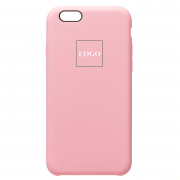 Чехол-накладка [ORG] Soft Touch для Apple iPhone 6S (светло-розовая)