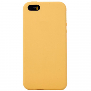 Чехол-накладка ORG Soft Touch для Apple iPhone 5S (желтая)