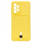 Чехол-накладка - SC304 с картхолдером для Samsung Galaxy A33 5G (A336F) (208760) (желтая)