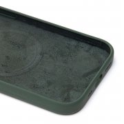 Чехол-накладка Silicone SafeMag с анимацией для Apple iPhone 15 (кипарис) — 3