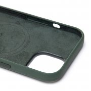 Чехол-накладка Silicone SafeMag с анимацией для Apple iPhone 15 (кипарис) — 2