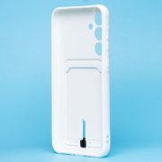 Чехол-накладка с картхолдером для Samsung Galaxy A35 (A356E) (белая) — 2