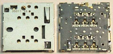 Коннектор SIM для Nokia RM-826 — 1