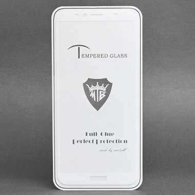 Защитное стекло для Huawei Honor 7C (полное покрытие)(белое) — 1