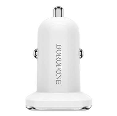 Автомобильное зарядное устройство Borofone BZ12A Lasting USB (белое) — 7