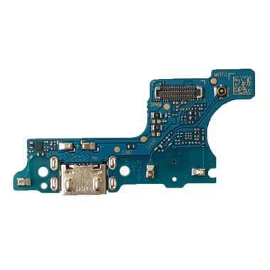 Шлейф для Samsung Galaxy M01 (M015F) плата на разъем зарядки/микрофон (Широкий шлейф) — 2