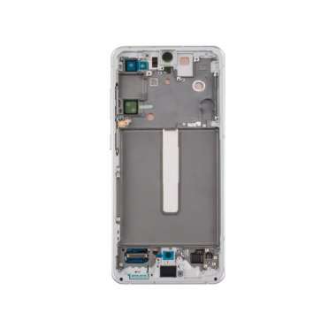Дисплейный модуль с тачскрином для Samsung Galaxy S21 FE (G990B) (белый) &mdash; 2