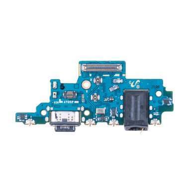 Шлейф для Samsung Galaxy A72 (A725F) плата на разъем зарядки/разъем гарнитуры/микрофон Премиум — 1