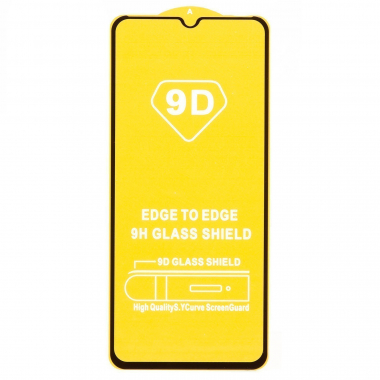 Защитное стекло 2,5D для Infinix Smart 7 Plus (черное) — 1