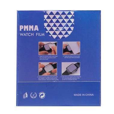 Защитная пленка Polymer nano для Apple Watch 41 mm (матовая) (черная) — 2