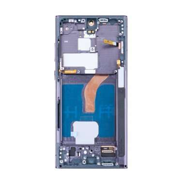 Дисплейный модуль с тачскрином для Samsung Galaxy S22 Ultra (S908B) (черный) (OLED)