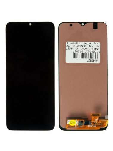 Дисплей с тачскрином для Samsung Galaxy A50 (A505F) (черный) (OLED)