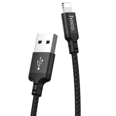 Кабель Hoco X14 (USB - lightning) 100см (черный) — 1