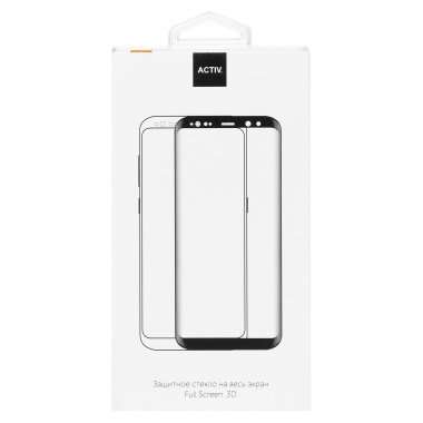 Защитное стекло Activ 3D для Xiaomi Mi Note 10 Pro (черное) — 3