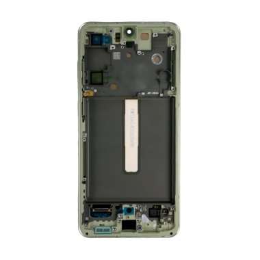 Дисплейный модуль с тачскрином для Samsung Galaxy S21 FE (G990B) (зеленый) &mdash; 1