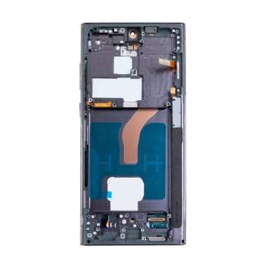 Дисплейный модуль с тачскрином для Samsung Galaxy S22 Ultra (S908B) (черный) (OLED)