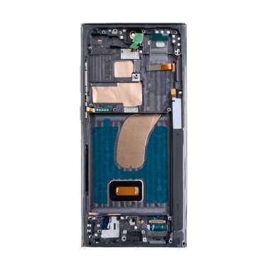 Дисплейный модуль с тачскрином для Samsung Galaxy S23 Ultra (S918B) (черный) (OLED) 120Гц &mdash; 1